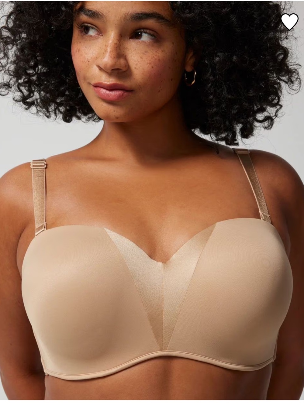 Soma Bra STUNNING Starlet Strapless Bra Convertable Color Soft Tan 36DDD